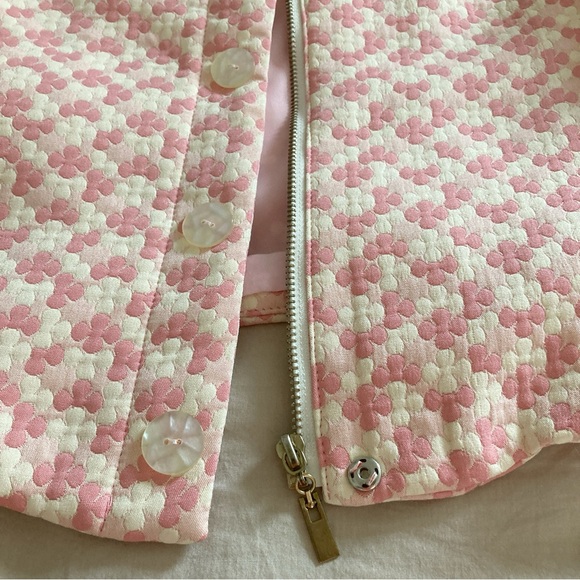 Pink 2 piece jacket + skirt set - Picture 4 of 7